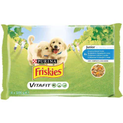 Friskies sos za pse MULTIPACK Junior - piletina i šargarepa 4x85g