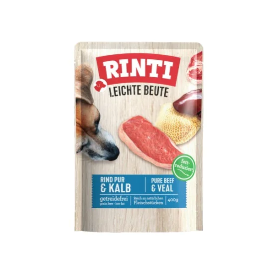 RINTI Leichte Beute sos za pse - Govedina i teletina 400g
