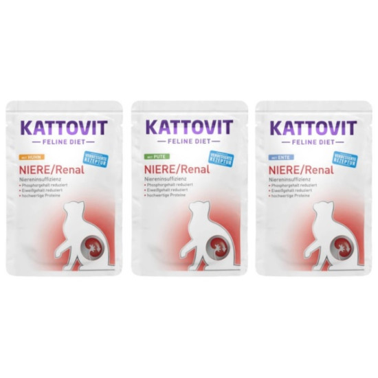 Kattovit Cat diet sos za mačke Renal - Piletina 85g