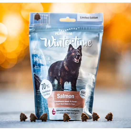 Platinum Poslastica za pse Wintertime - Losos 150g Platinum Poslastica za pse Wintertime - Losos 150g