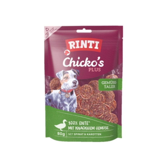 Rinti Chicko Plus poslastica za pse - Pačetina i povrće 80g