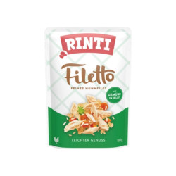 Rinti Filetto Adult - Piletina i povrće u želeu 100g