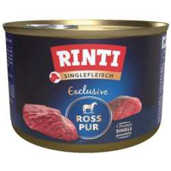 RINTI Singlefleisch Excusive konzerva za pse - Konjsko meso 185g