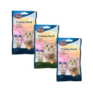 Trixie poslastica za mačke Creamy snacks - Riba 5x14g