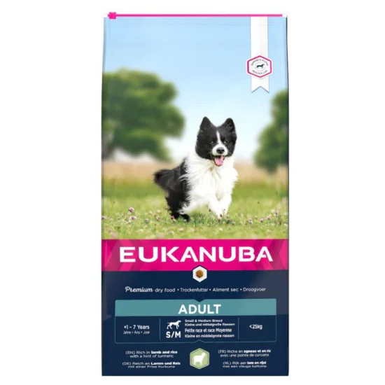 Eukanuba hrana za pse Adult Small&Medium Breed Lamb&Rice 2.5kg Eukanuba hrana za pse Adult Small&Medium Breed Lamb&Rice 2.5kg