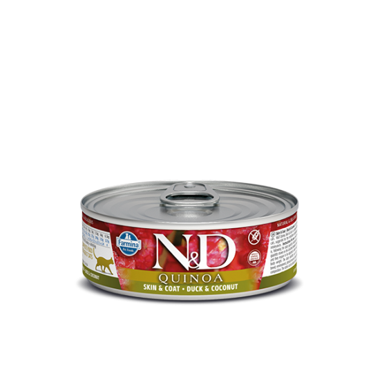 N&D konzerve za mačke Quinoa - Pačetina i kokos 80g