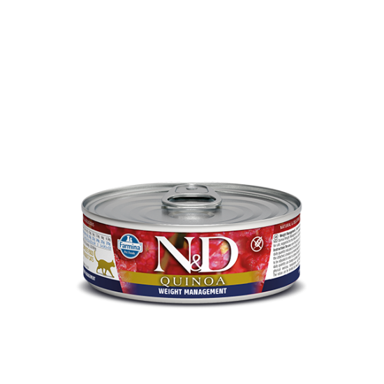 N&D konzerve za mačke Quinoa Weight Management 80g
