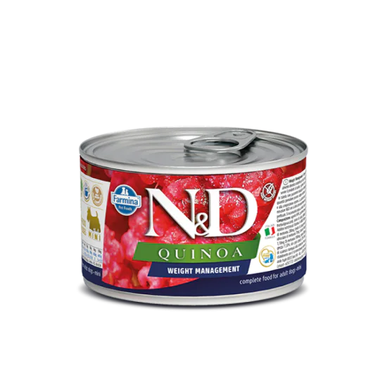 N&D konzerve za pse Quinoa - Weight Management MINI 140g