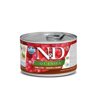 N&D konzerve za pse Quinoa - Venison&Cocconut MINI 140g