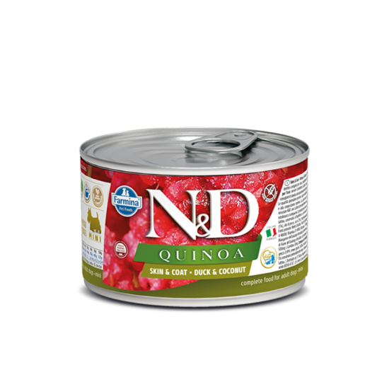 N&D konzerve za pse Quinoa - Duck&Cocconut MINI 140g