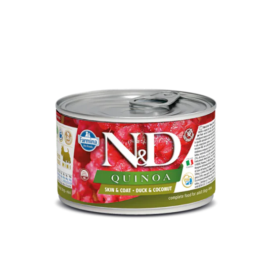N&D konzerve za pse Quinoa - Duck&Cocconut MINI 140g