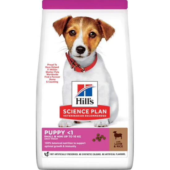 Hill's Science Plan hrana za štence Small & Mini Puppy Jagnjetina 3kg