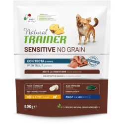 Trainer Natural SENSITIVE No Grain hrana za pse - Pastrmka - Small&Toy Adult 800g