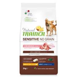 Trainer Natural SENSITIVE No Grain hrana za pse - Pork - Small&Toy Adult 2kg