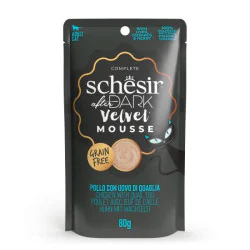 Schesir After Dark sos za mačke - Piletina i prepeličje jaje u musu 80g Schesir After Dark sos za mačke - Piletina i prepeličje jaje u musu 80g