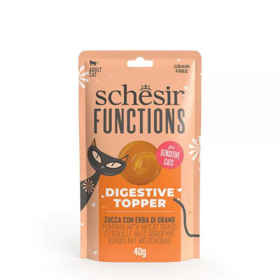 Schesir Special Functions Digestive toping - Bundeva i pšenična trava u pireu 40g