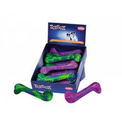 Nobby Igračka za pse TPR Kost roze/zelena 19cm