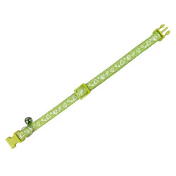 Nobby Ogrlica za mačke Srce - Zelena 1x20-30cm