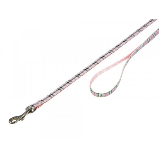 Nobby Povodac za pse Karo - Roze 1x120cm
