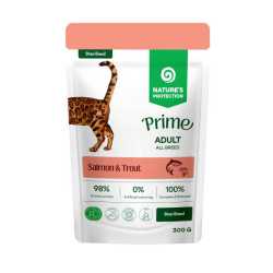 Nature's Protection Prime sos za mačke - Adult Sterilised Salmon&Trout 85g