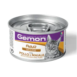 Monge Gemon konzerva za mačke Cat mousse - Piletina i svinjetina 85g Monge Gemon konzerva za mačke Cat mousse - Piletina i svinjetina 85g