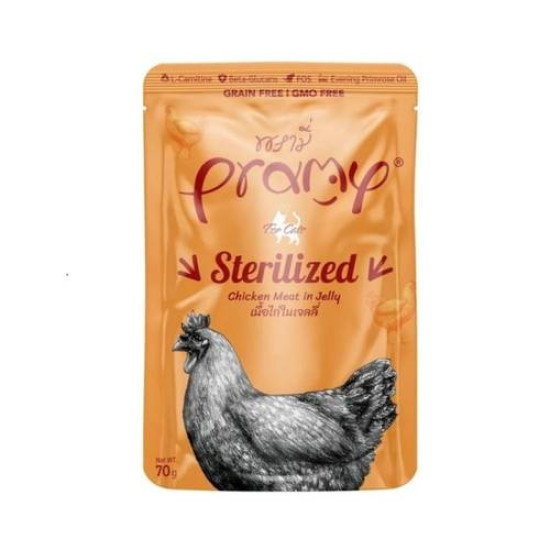 Pramy Cat Sterilised - Piletina u želeu 70g