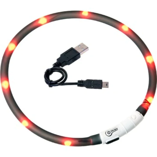 Flamingo Collar LED Black 20-70cm
