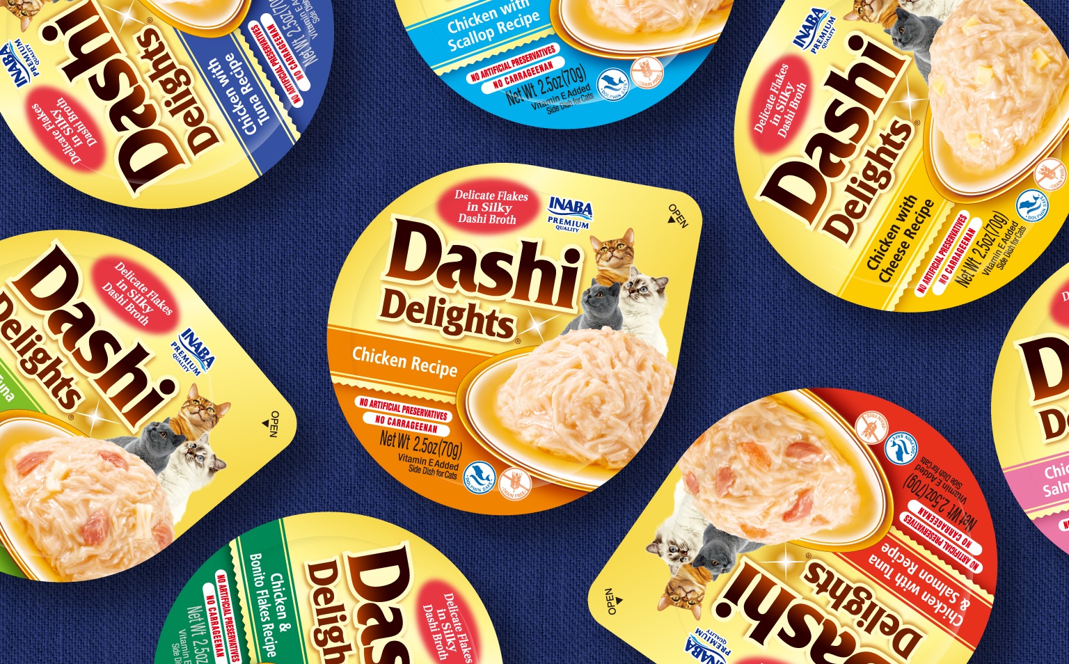 INABA Dashi Delights For Cats, Shredded Chicken Side Lebanon