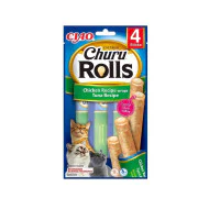 INABA Churu Rolls za mačke - Piletina i tuna 4x10g