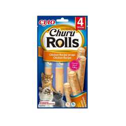 INABA Churu Rolls za mačke - Piletina 4x10g