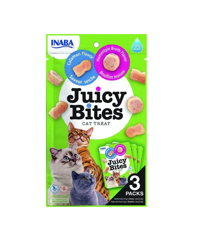 Collation pour Chat Inaba Juicy Bites 3 x 11,3 g Crabe main image 1