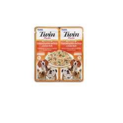 INABA Twin packs za pse - Piletina, govedina, šargarepa i boranije 12x80g