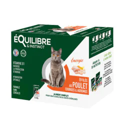 EQUILIBRE INSTICTS Sos za  mačke - piletina, bundeva i citrus 12x85g