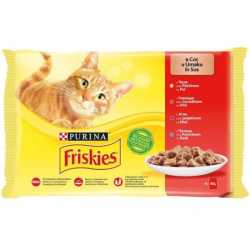 Friskies sos za mačke Govedina - Multipack 4x85g