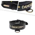 Ferribiella Ogrlica Danger Greyhound Black - M 40-50cm