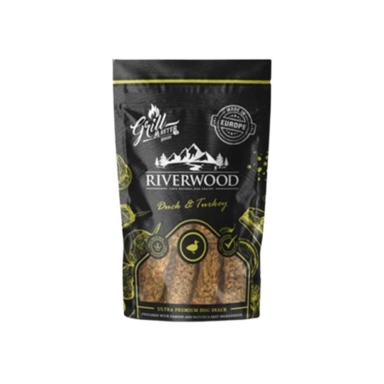 RIVERWOOD poslastica za pse - pačetina i ćuretina 100g