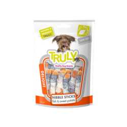 Truly Nibble sticks poslastica za pse - riba i batat 90g
