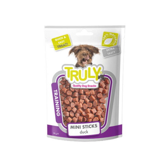 Truly Mini sticks poslastica za pse - pačetina 90g Truly Mini sticks poslastica za pse - pačetina 90g