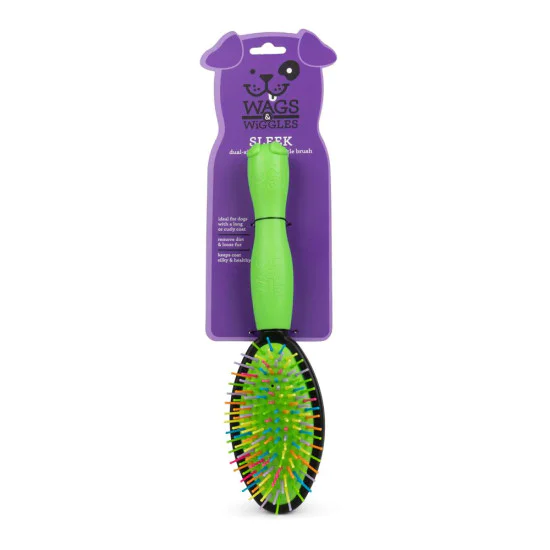 Wags & Wiggles SLEEK - dvostrana četka za pse