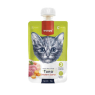 Wanpy Cat Pasta - Tuna, chicken & carrot 90g