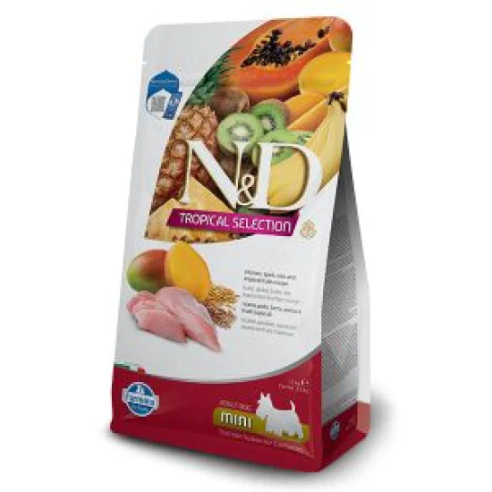 N&D Tropical hrana za pse -  Chicken Adult Mini 1.5kg