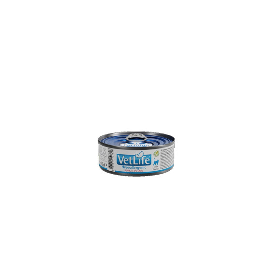 Vet Life veterinarska dijeta cat HYPOALLERGENIC PORK & POTATO 85g