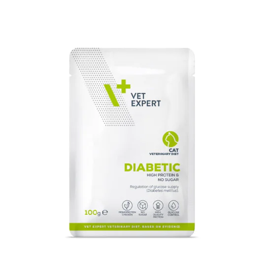 VetExpert veterinarska dijeta za mačke - Diabetic 12x100g