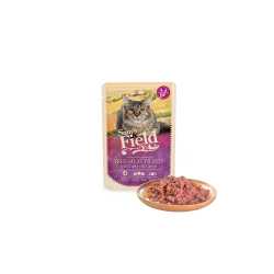 Sam's Field sos za mačke Adult - Ćureći file i šargarepa 85g