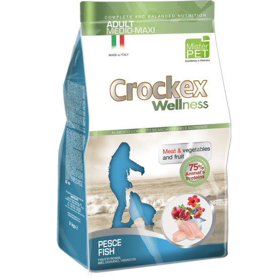 MisterPet Crockex Adult Medium&Maxi - Fish 12kg Mister Pet Crockex Adult Medium&Maxi - Fish 12kg