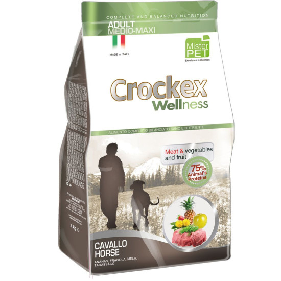 MisterPet Crockex Adult Medium&Maxi - Horse 12kg