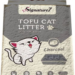 Signature7 Posip za mačke - Charcoal Tofu 7l