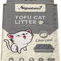 Signature7 Posip za mačke - Charcoal Tofu 7l