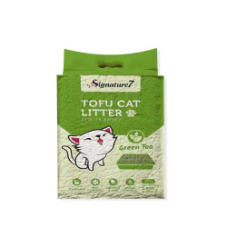 Signature7 Posip za mačke - Green Tea Tofu 7l