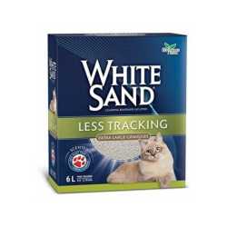 WHITE SAND Less Tracking posip za mačke 6l